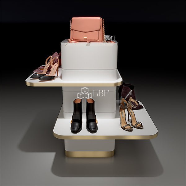 CR038 Présentoir de magasin de mode pour chaussures et sacs